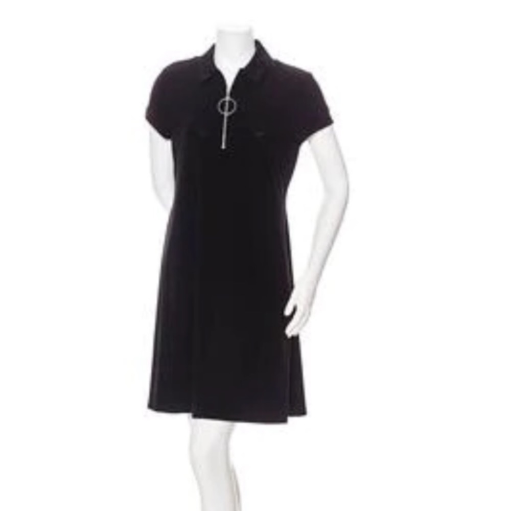 MSK womens black o ring dress